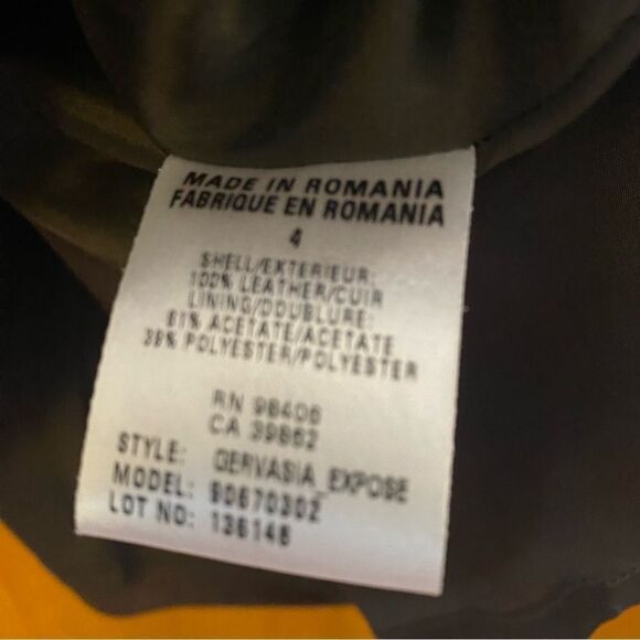 Vintage Theory Leather Miniskirt - Picture 4 of 4